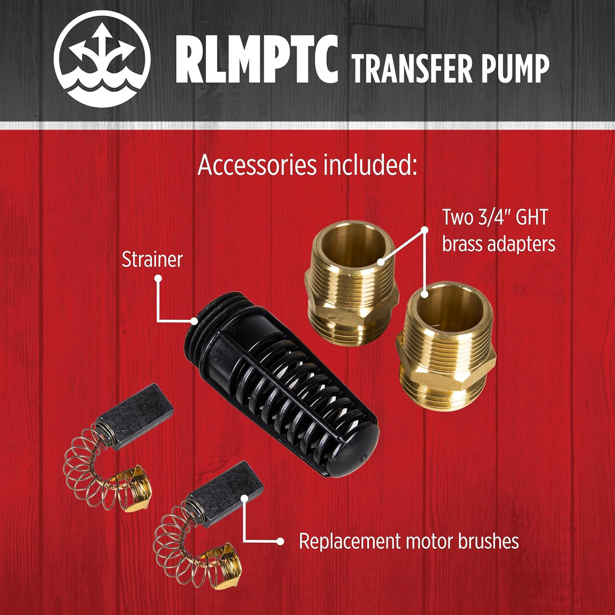 Red Lion RLMPTC 115V, 1/2 HP, 1600 GPH Multipurpose/Transfer/Booster Pump
