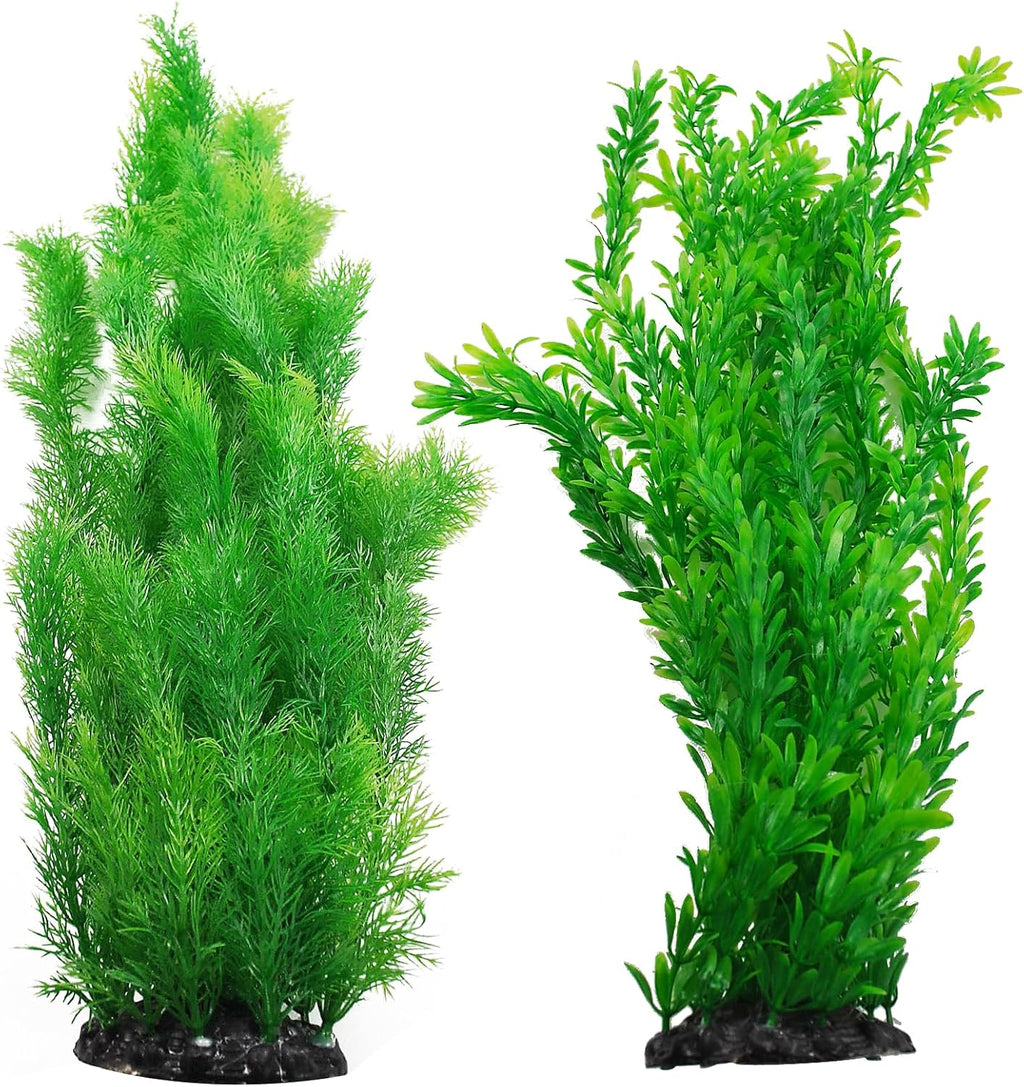 Aquarium Plants Plastic Realistic Tall Fish Tank Plant Decorations Seaweed Fish Tank Decor Artificial Plants Ornament