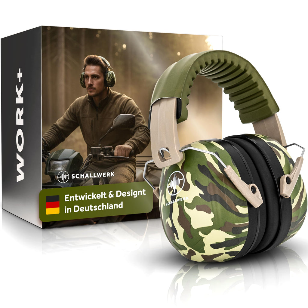 Work+ Shooting & Construction Ear Protection Ear Muffs, Adult