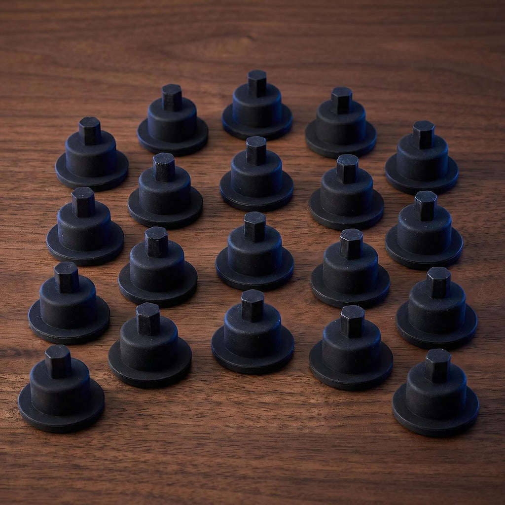 20pcs Stove Grate Rubber Feet, Replacement Grate Rubber Pads, Compatible with Subzero/Wolf, Gas Cooktop Range Burner Pad Support Bumpers Parts