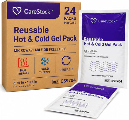 Reusable Hot and Cold Gel Packs, Large, 6.75 x 10.5 in