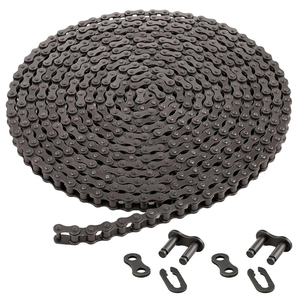 #41 Roller Chain for Gate Opener, 20 FT+2 Connecting Links-480 Link