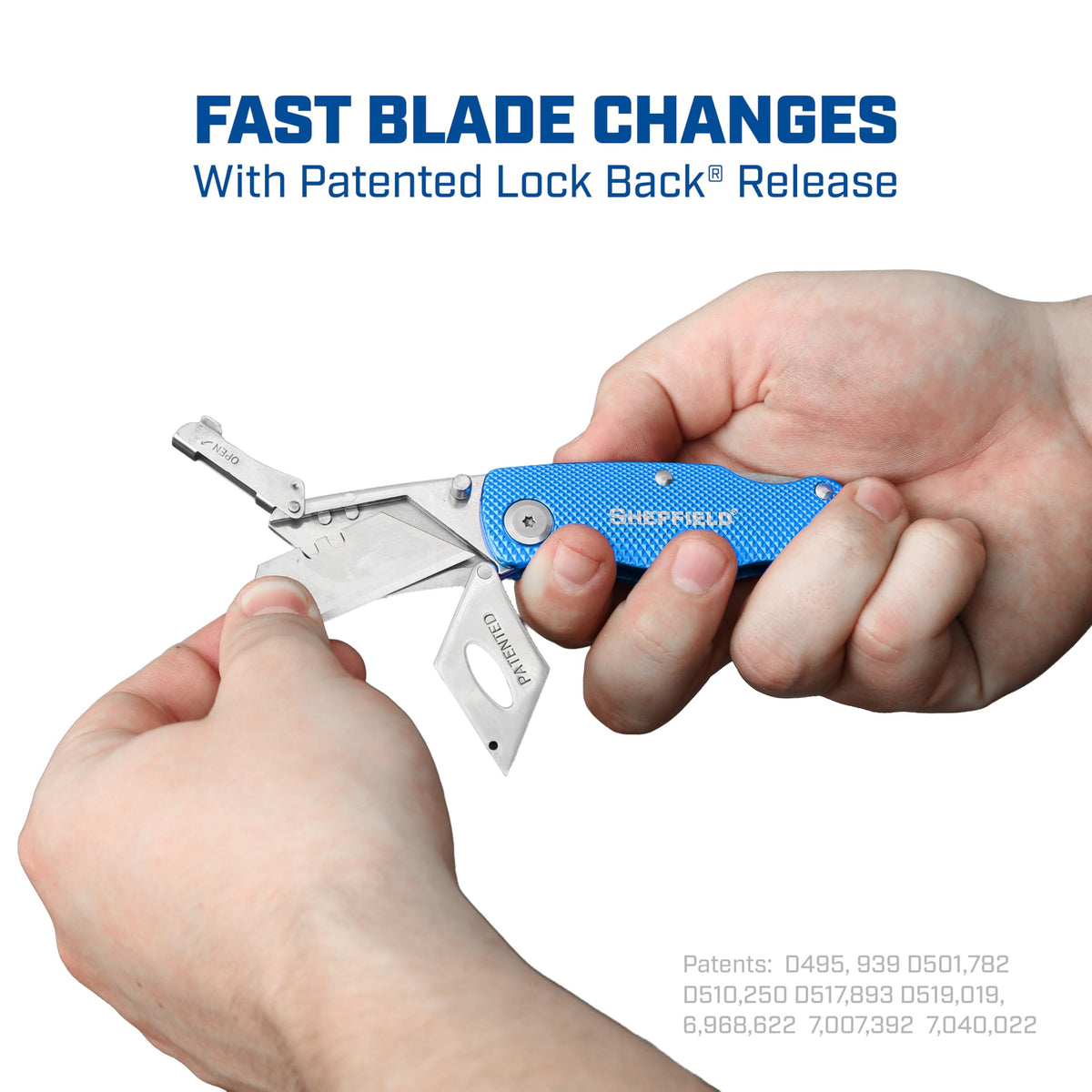 Utility Knife and Mini Box Cutter with Aluminum Handles
