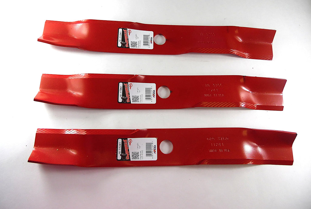 3PK 11241 Mulching Blade Compatible with Exmark 103-6392, 103-6392-S