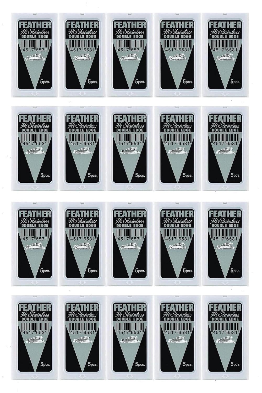 Double Edge Safety Razor Blades 100 Count