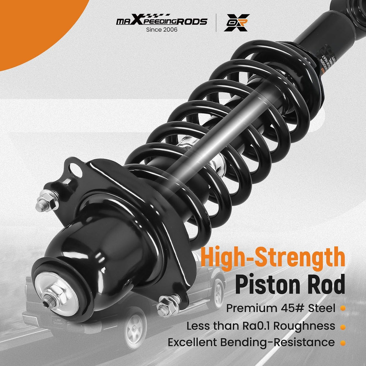maXpeedingrods 2Pcs Rear Struts for Toyota Corolla 1.8L L4 2014-2019