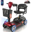 Mobility Scooter for Seniors – 20 Miles Range, 4 Wheel Foldable Electric Scooter, 24V 20Ah Battery, 300W Motor, 285