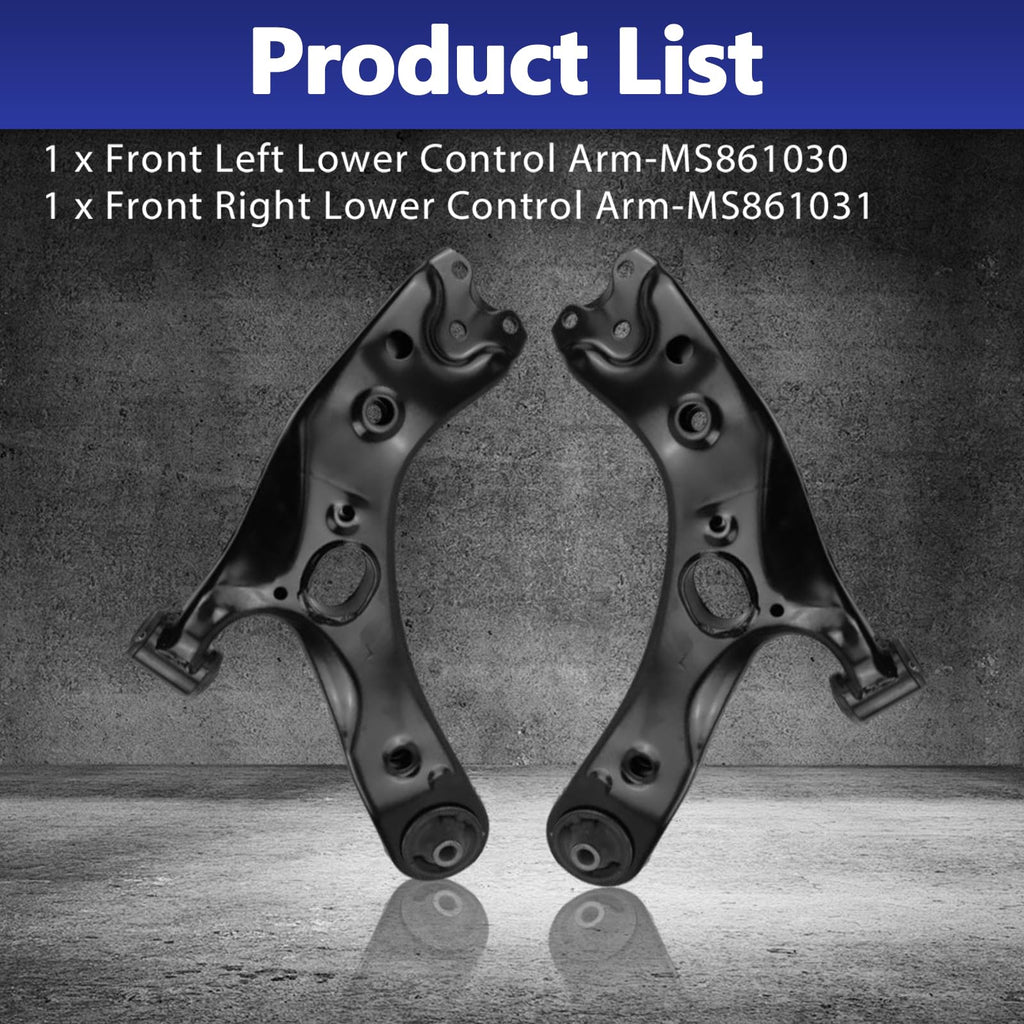 HAWK BROTHER Control Arm, 2PCS Front Lower Suspension Kit Not Fit C or V