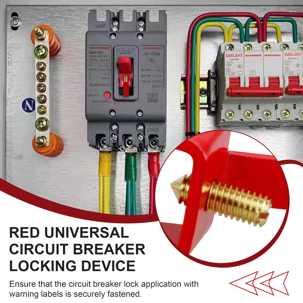 UBL1-Red Universal Breaker Lockout Device 2 Pack