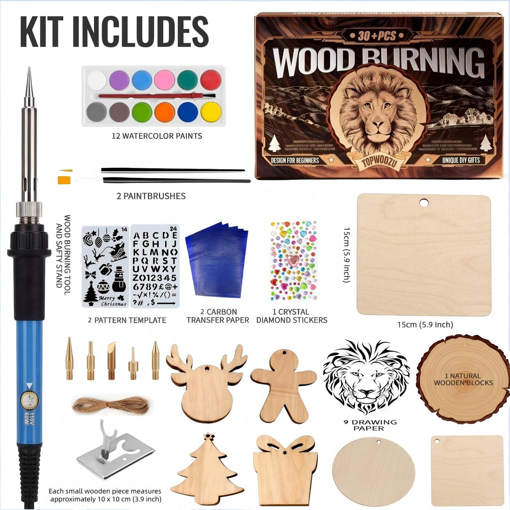 Wood Burning Tool Kit for Adults Beginners Christmas Gifts for Men