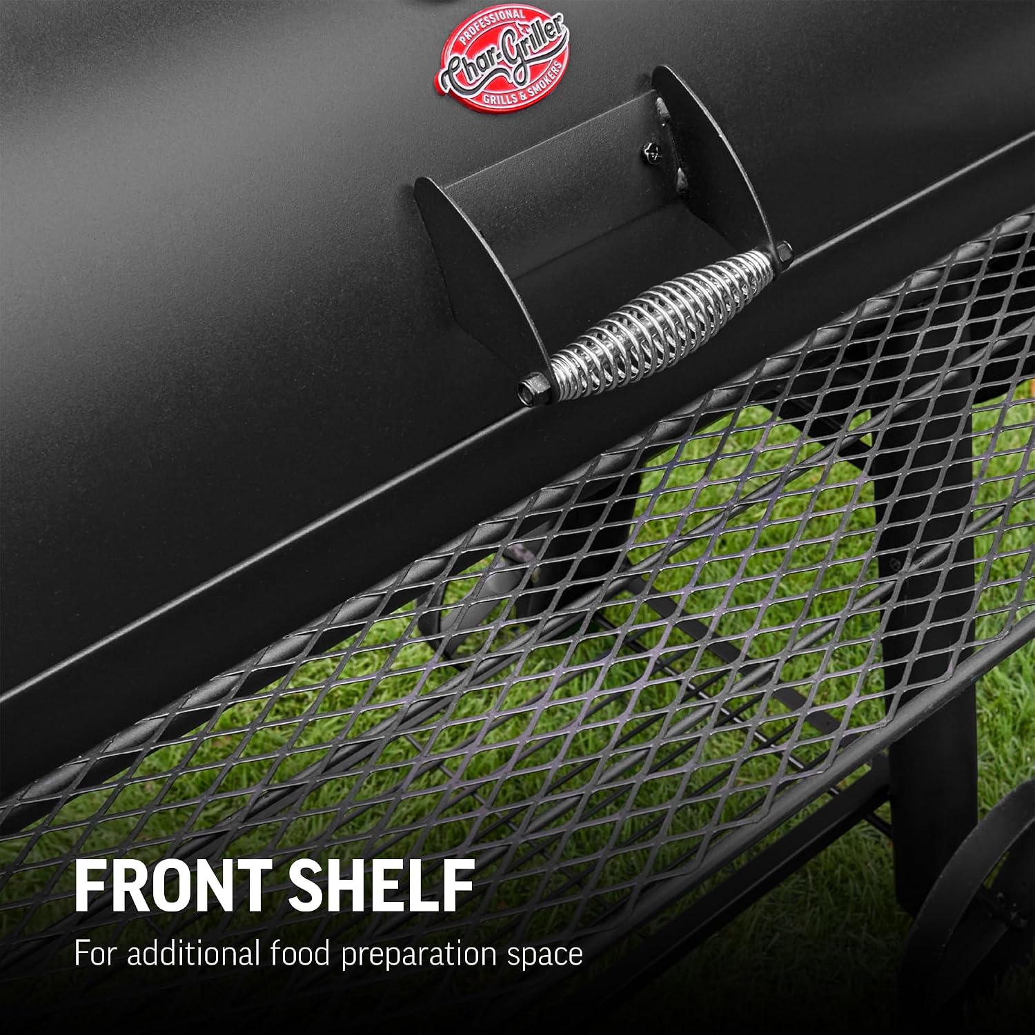 Competition Pro Barrel Grill and Offset Smoker, Includes Side Fire Box for Texas-Style Offset Smoking, Metal Cooking