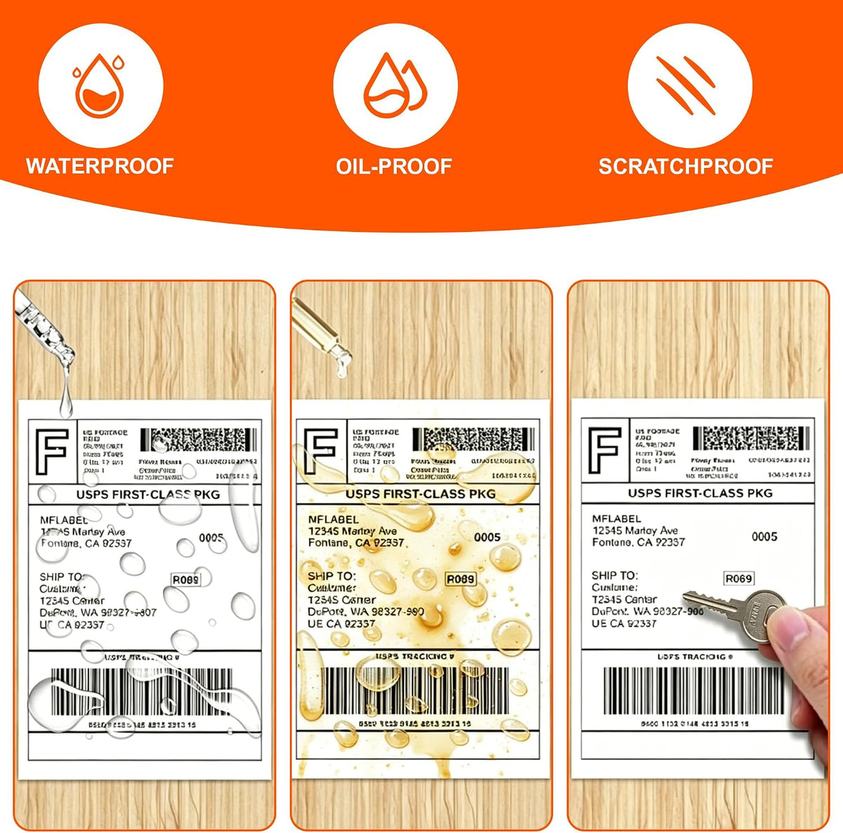 4"x6" Thermal Shipping Labels 1 Roll of 350 for Address Mailing Shipping
