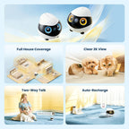 SE 2 Mobile Pet Camera: Remote Home Companion Robot