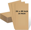 20 Pack 24 X 48 Inch Brown Cardboard Sheets