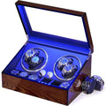 Watch Winders for Automatic Watches, Automatic Watch Winder Box | Watch Spinner with LED Light,4 Watch Winder with