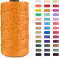 Polypropylene Macrame Cord 1.5mm x 656 feet Thick 3 Strand Twisted 100% Polypropylene Rope Twine String Macrame Yarn