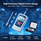 500N Digital Force Gauge, Trigger Pull Gauge for Tension & Compression Test