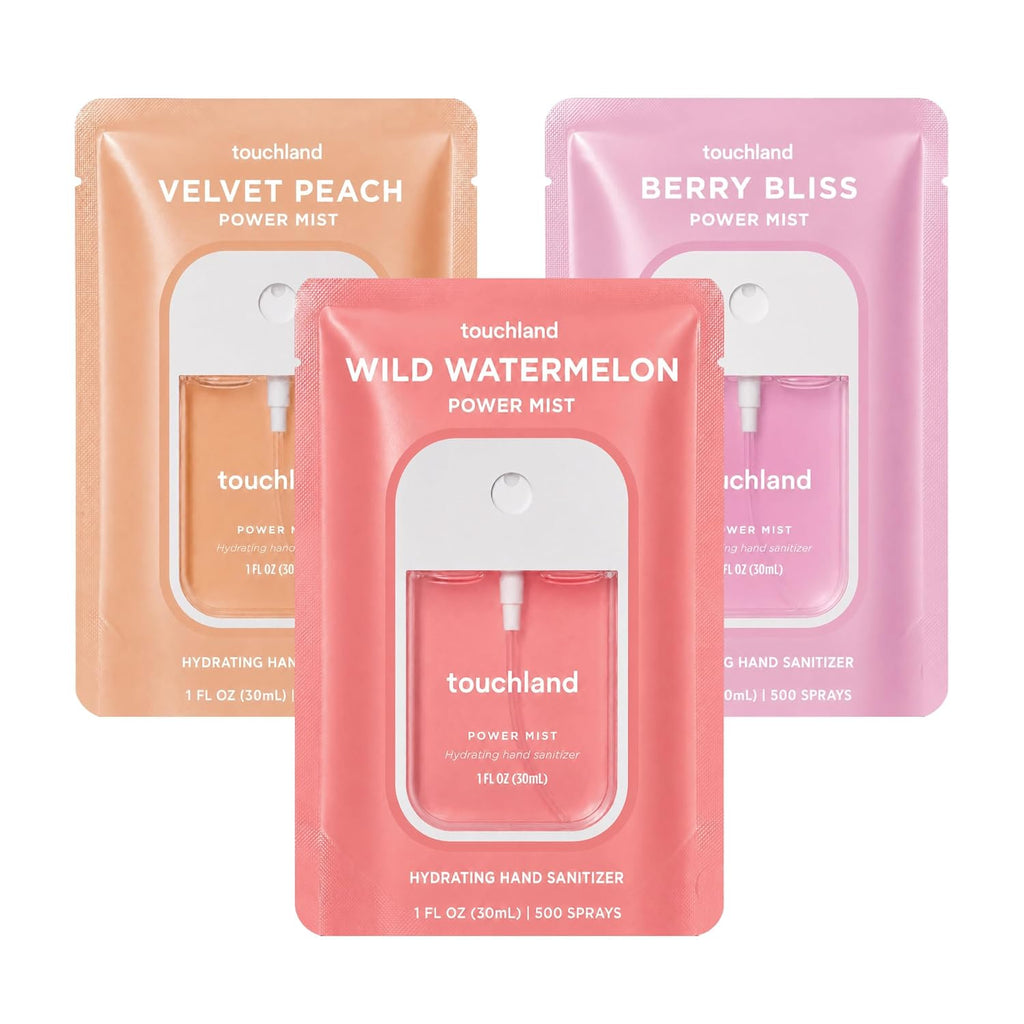 Juicy Trio Hydrating Hand Sanitizer Spray Set Travel Size