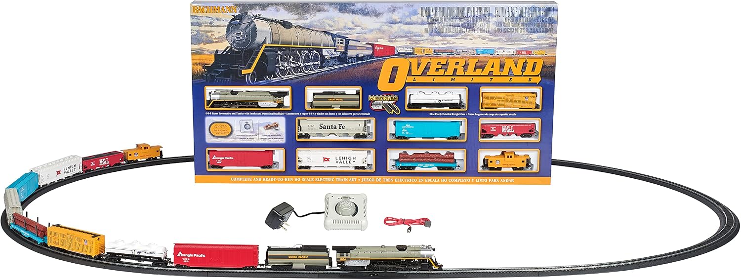 Trains - Overland Limited Ready To Run Electric Train Set - HO Scale