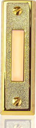 BT2BL Lighted Doorbell Button, 1-Pack, Brass
