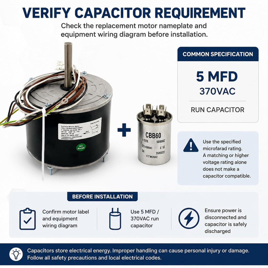 MOT18687 Condenser Fan Motor Fits for American Standard Trane