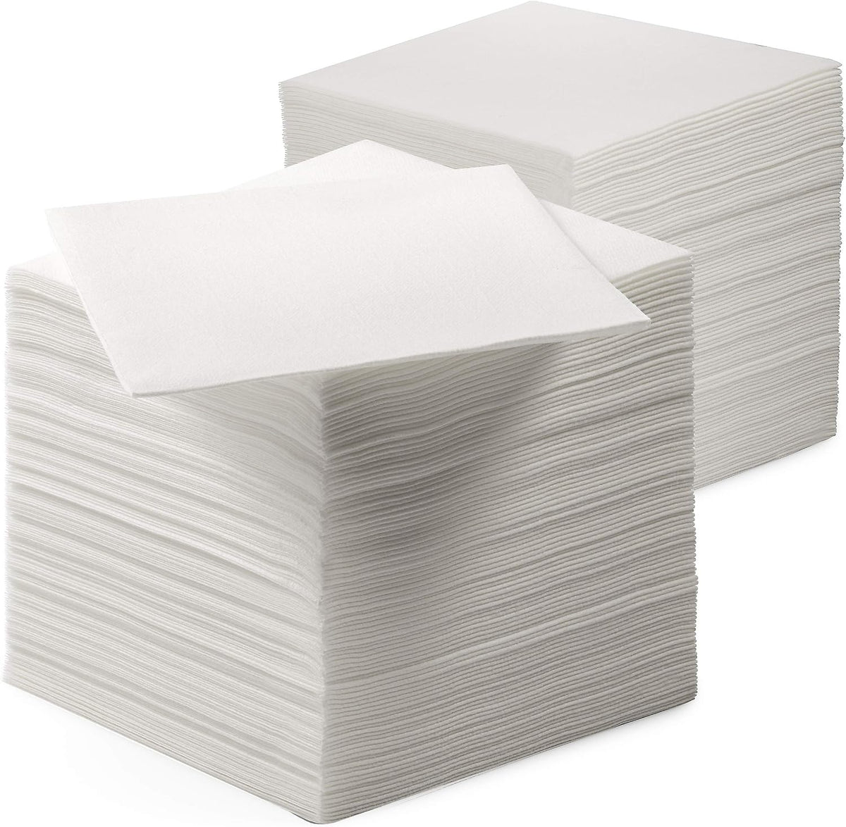 200 Linen-Feel Beverage Napkins - Disposable Cocktail Napkins, Made In USA - Soft & Absorbant Elelgant Paper Napkins