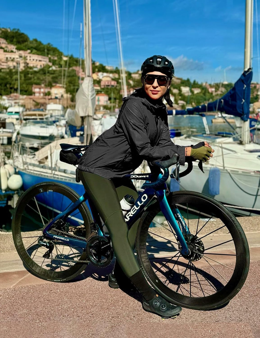 Womens Running Cycling Windbreaker Reflective Jackets Hooded