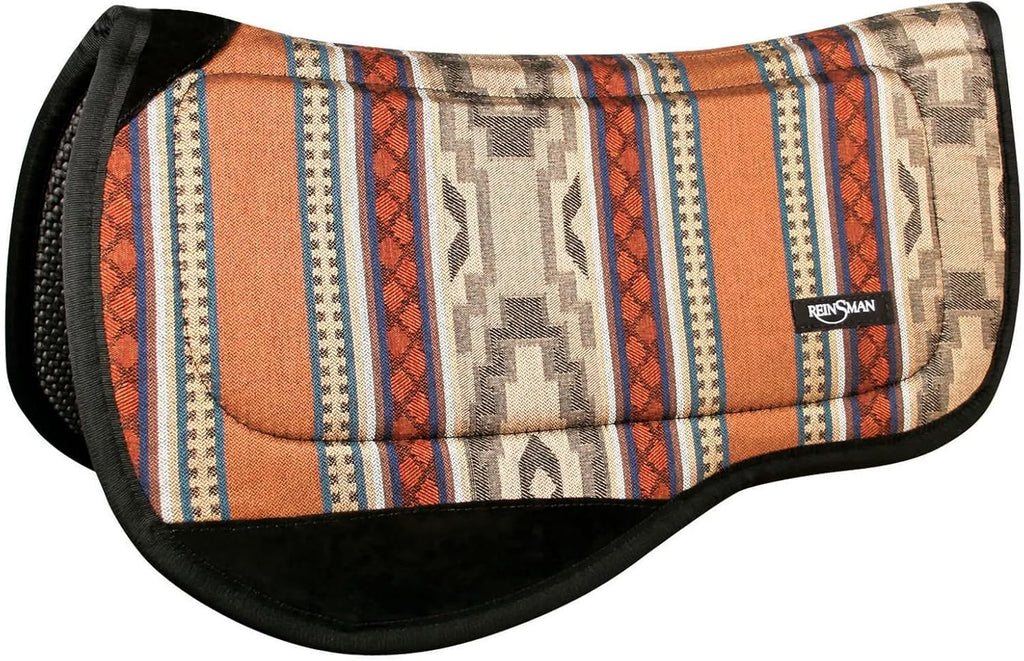 Contoured Trail Pad with Breathable Non-Slip Tacky Too Bottom - Comfortable Durable Shock-Absorbing Stain & UV