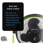 9" Low-Profile Desk & Floor Fan