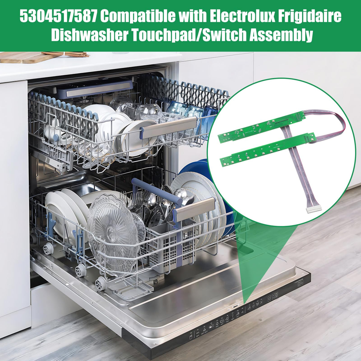 5304517587 Dishwasher Control Panel Dishwasher Touchpad For Electrolux's Gallery Dishwasher Parts,Dishwasher Switch Assembly
