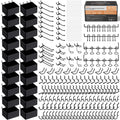 300 PCS Heavy Duty Pegboard Hooks Accessories Kit with Pegboard Bins
