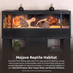 ECOFLEX 60" Mojave Reptile Enclosure, X-Large, Black