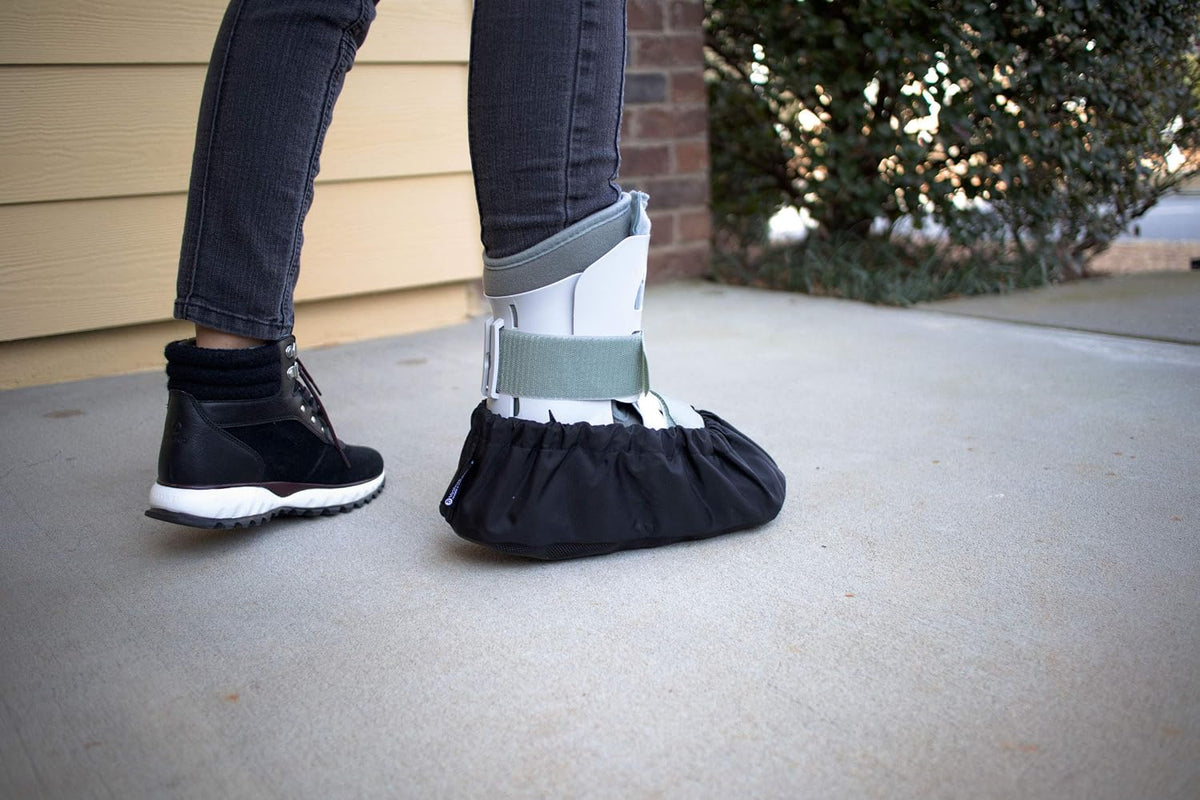 1 Fracture Walking Boot Cover - Black, Large