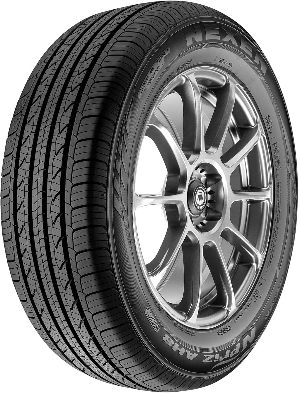 N'Priz AH8 215/45R17 87H | Passenger Touring All Season Traction 87H Rated Standard Load Radial Construction Black