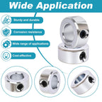 4pcs 3/4" bore Shaft Collar,Zinc Plated Set-Screw Shaft Collars