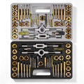 Anfrere Brass Coated 80pcs SAE & Metric Tap and Die Set