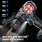 DIYtoolifz Cordless Power Drill Compatible with Makita Battery(Tool Only)