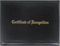 Recognition Certificate Holder 8.5x11 Padded Awards Certificates Cover Protector with Logol "Certificate of
