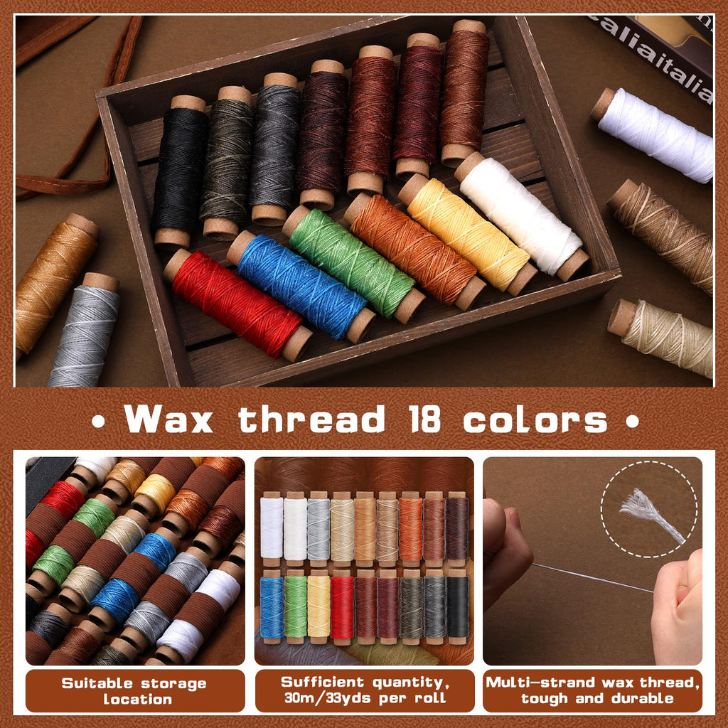 Leather Working Tool Leatherworking Tool Kit for Carving Punching