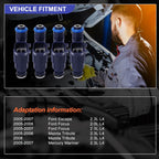 HiSport 4 PCS Fuel Injectors 3M6Z9F593BA 2.3L L4