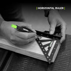 TRACER 4.5 in Aluminum Rafter Square - Carpenter Framing Triangle