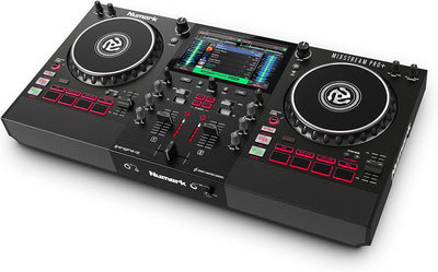 Mixstream Pro+ DJ Controller | Standalone DJ Mixer with Stem Separation, Wi-Fi Streaming, Built-In Speakers, and 7"