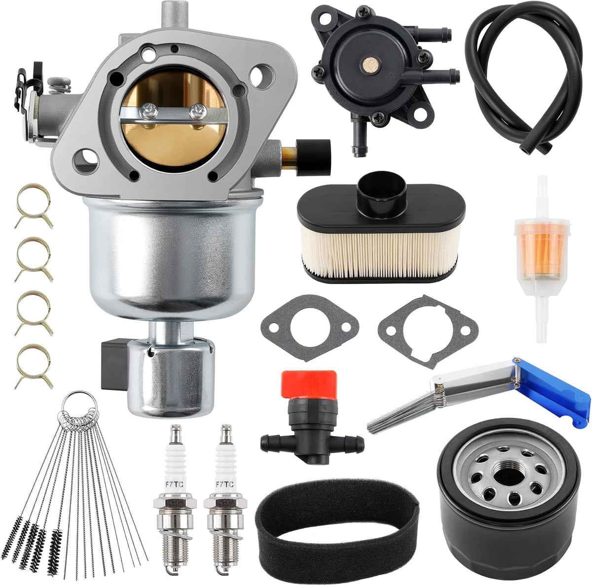 Carburetor Compatible with Kawasaki FR651V FS651V FR691V FS691V Engine, Replaces #15004-7062,15004-0828, 15004-0829