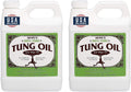 100% Pure Tung Oil, Food Safe, Premium Waterproof Natural Wood Finish and Sealer for Indoor and Outdoor Projects, 32