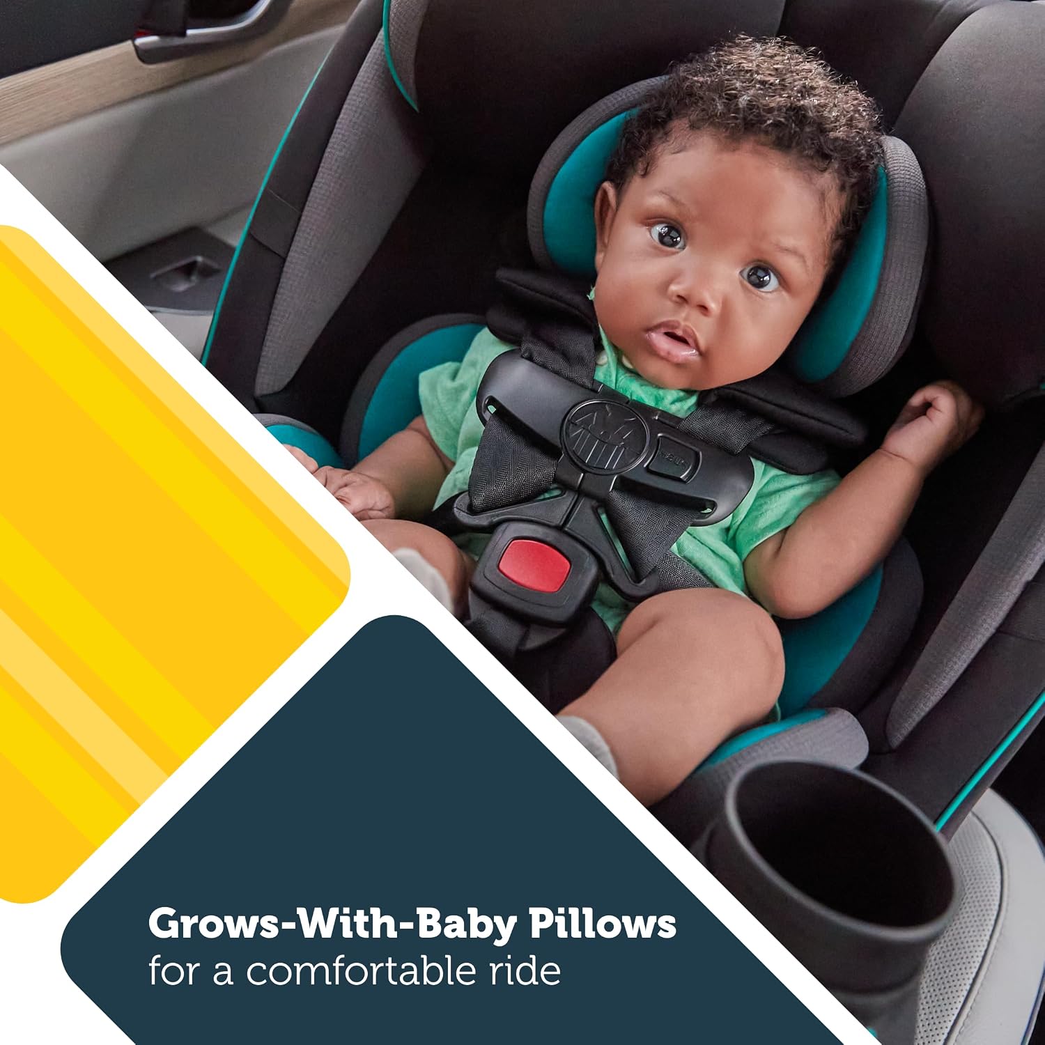 Grow and Go All-in-One Convertible Car Seat, Rear Facing, 5-40 lbs, Forward Facing (30–65 lbs), High Back Booster