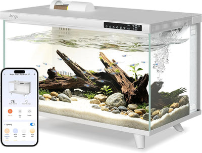 M1 5 Gallon Smart Fish Tank, App-Controlled Betta Aquarium Kit