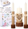 Unity Candles for Wedding Ceremony Set, Classical