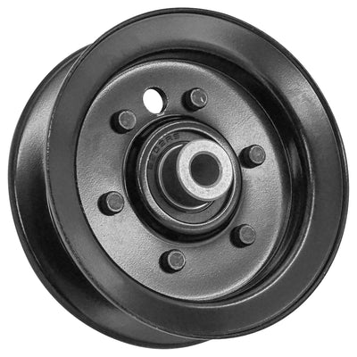 Caltric 956-0437 756-0437 756-0643 96297 102404X Drive Flat Idler Pulley Compatible with MTD Ranch King 072579 072587 / MasterCut 1050 1060 1105 / Grass Handler 1052 1057 1058D / Turf Pro 1200