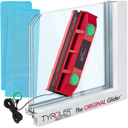 Tyroler Magnetic Window Cleaner Tool Fits Windows 0.8"-1.1" | The Glider D3