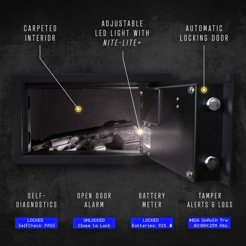 Verifi Smart Safe S4800 Biometric Safe with FBI Certified Fingerprint Sensor